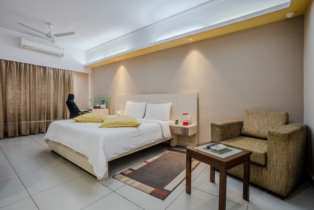 Service apartment in Neemrana with spacious bedroom and modern amenities